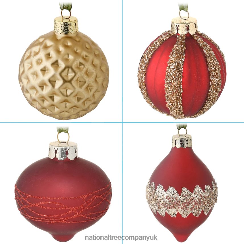 decoration | National Tree Company 20-Piece Christmas Tree Ornament Set Vienna Waltz Collection F2L4F526